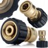 ROSFIX Adapter M22, 14 mm, brza spojka 3/8", mesingani
